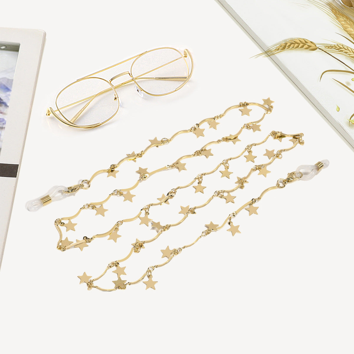 Elegante Goldene Sternenkette Brehn