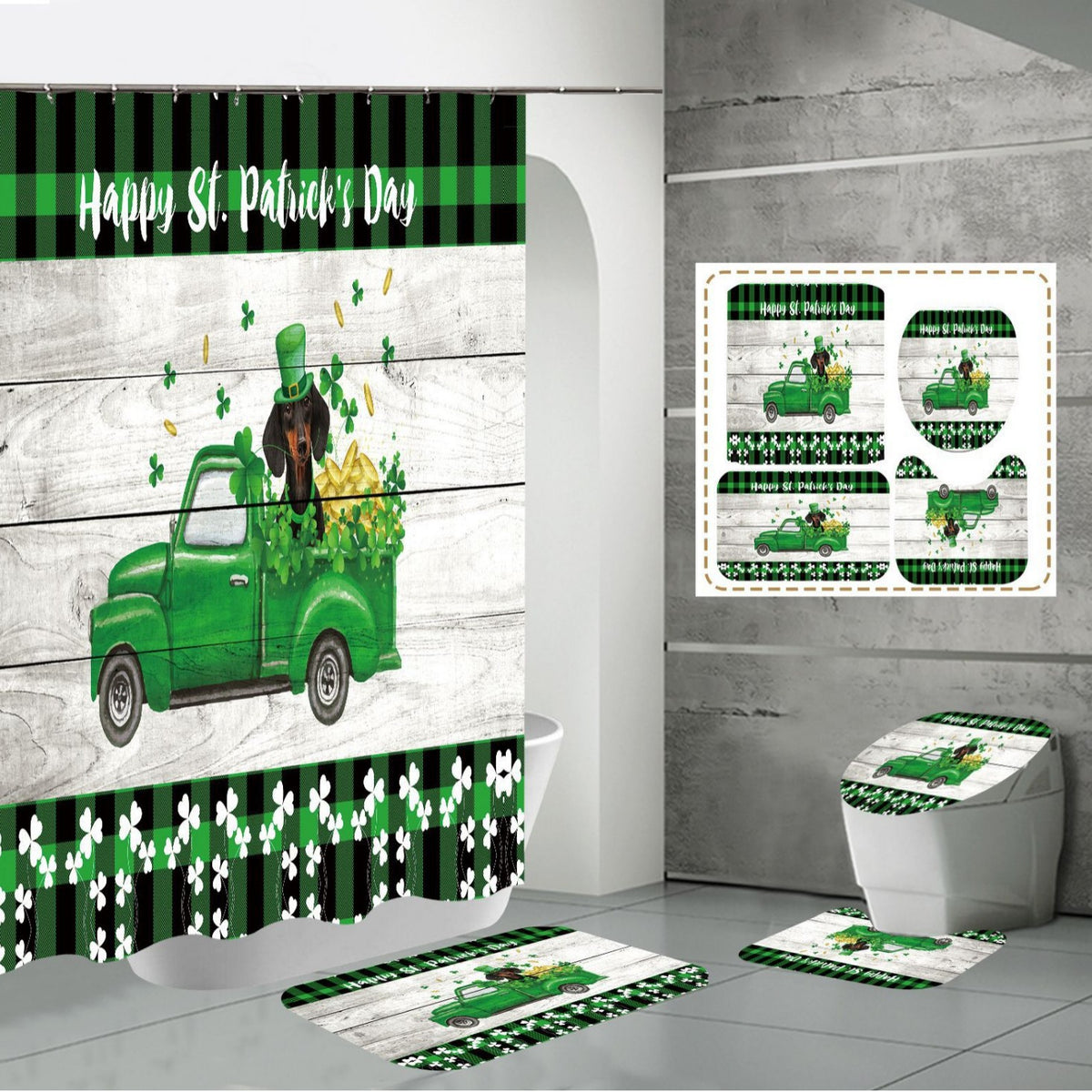 St. Patrick's Day Themen-Badset Brehn