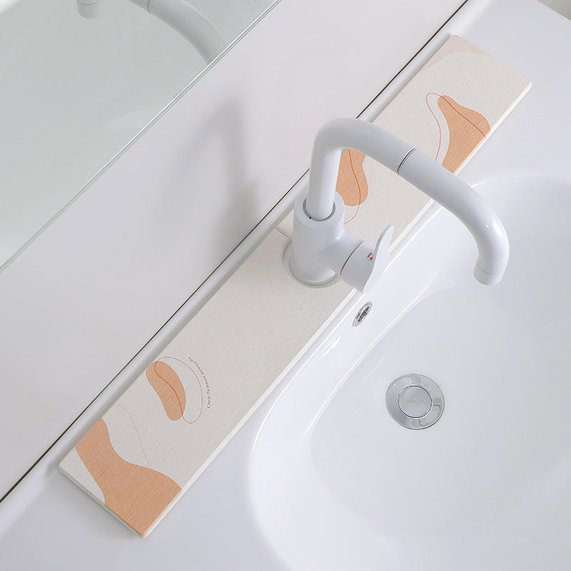 Dekorativer Badezimmer-Wasserhahn-Matte