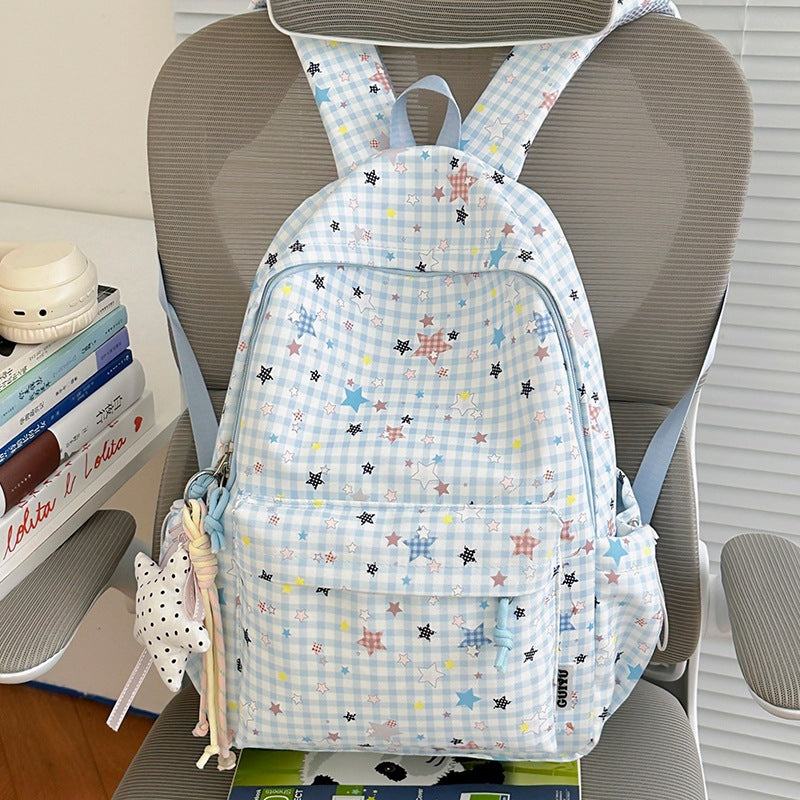 Stylische Gepunktete Sternenmuster Rucksack Brehn