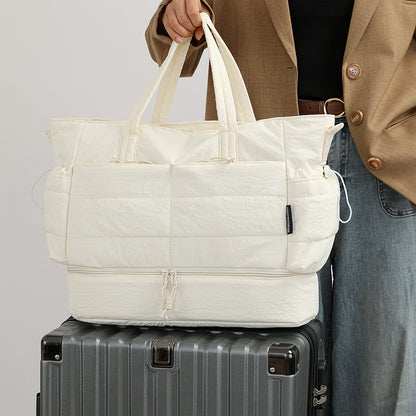 Multi-Taschen gesteppte Laptop-Tasche