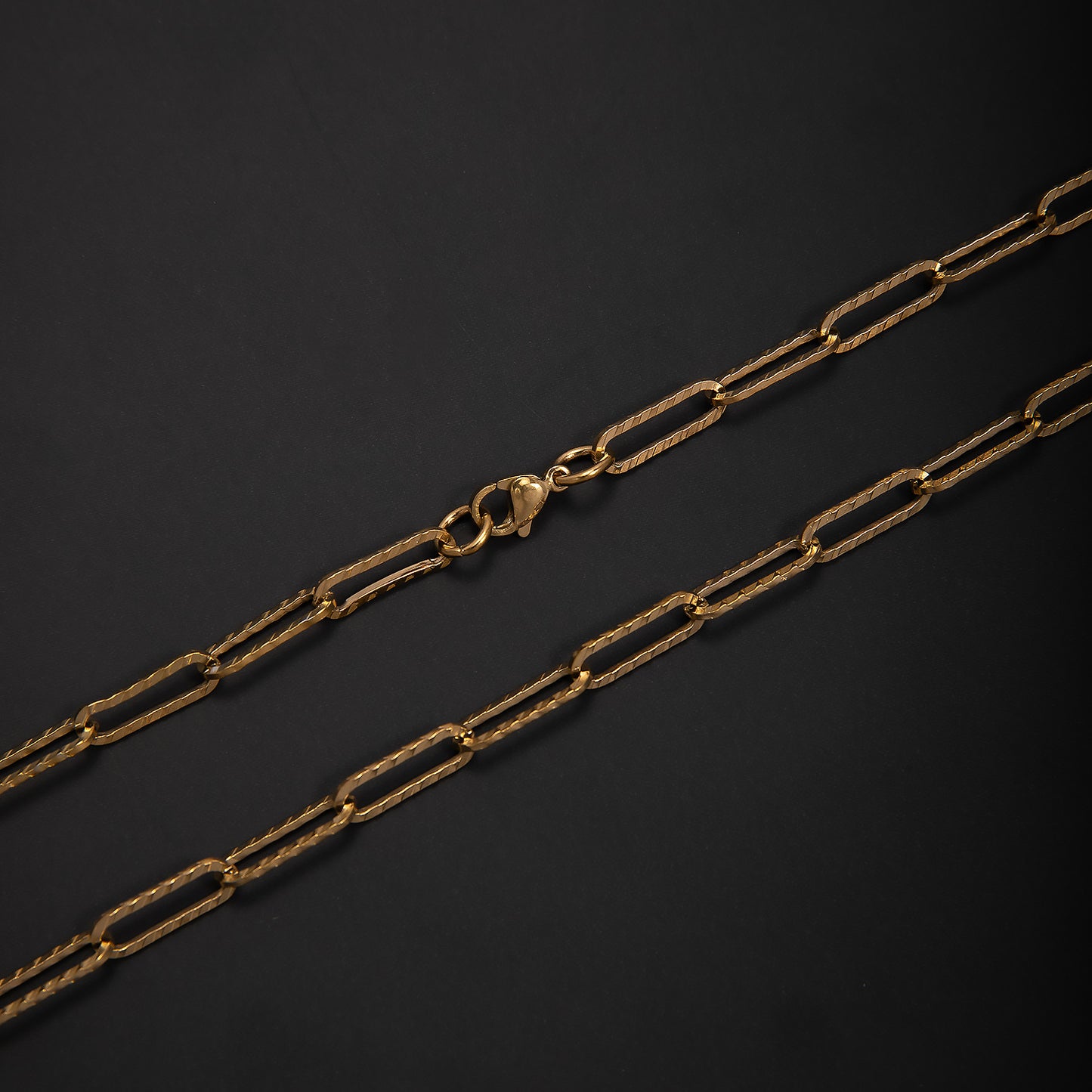 Elegante offene Gliederkette Halskette Brehn