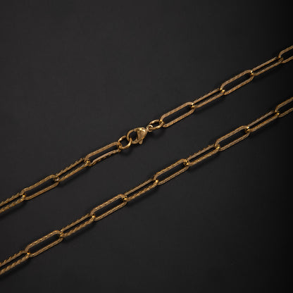 Elegante offene Gliederkette Halskette Brehn