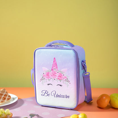 Isolierte Blumige Lunch Tasche