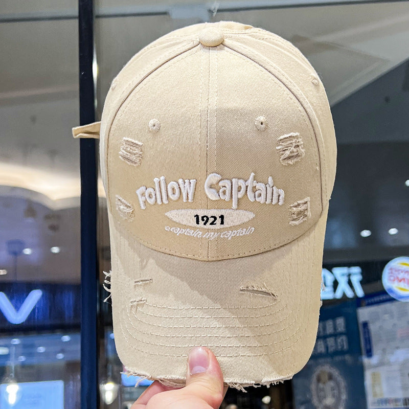 Herren Casual Distressed Baseball Cap Brehn