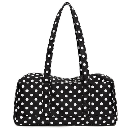 Funktionale gepunktete Wochenendreisetasche