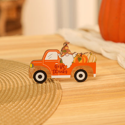 Dekorative Holzfigur im nostalgischen Lkw-Design Brehn