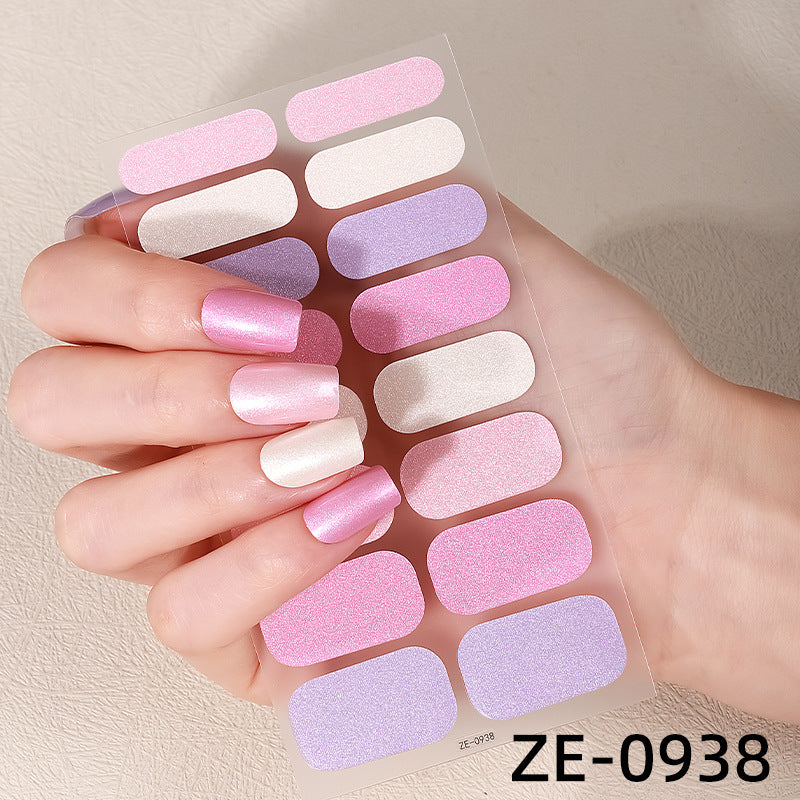 Künstlerische Press-On Nagelüberzüge