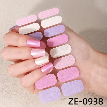 Künstlerische Press-On Nagelüberzüge
