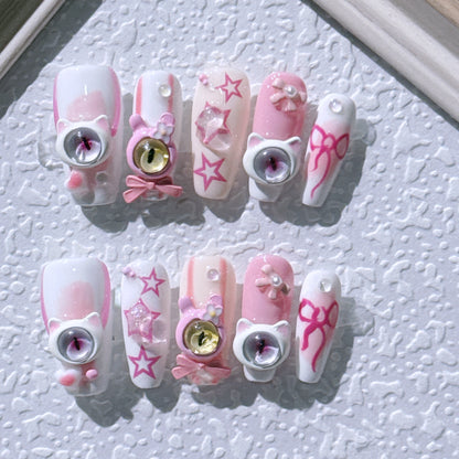 Niedliches Charakter-Themen Künstlerisches Nagelset