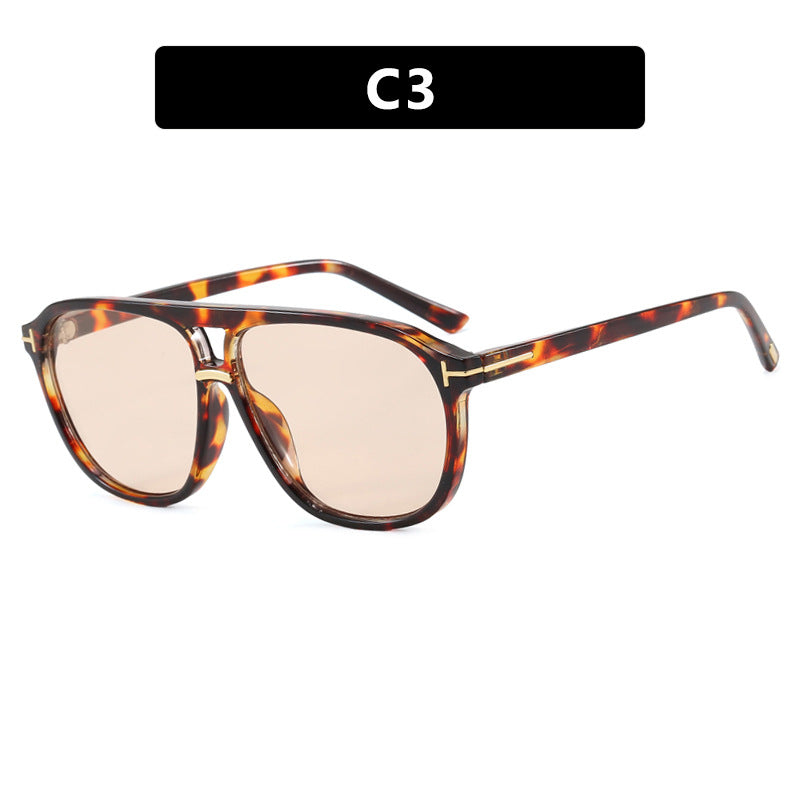 Damen quadratische Sonnenbrille mit luxuriösem Schildkrötenmuster und polarisierenden Gläsern Brehn