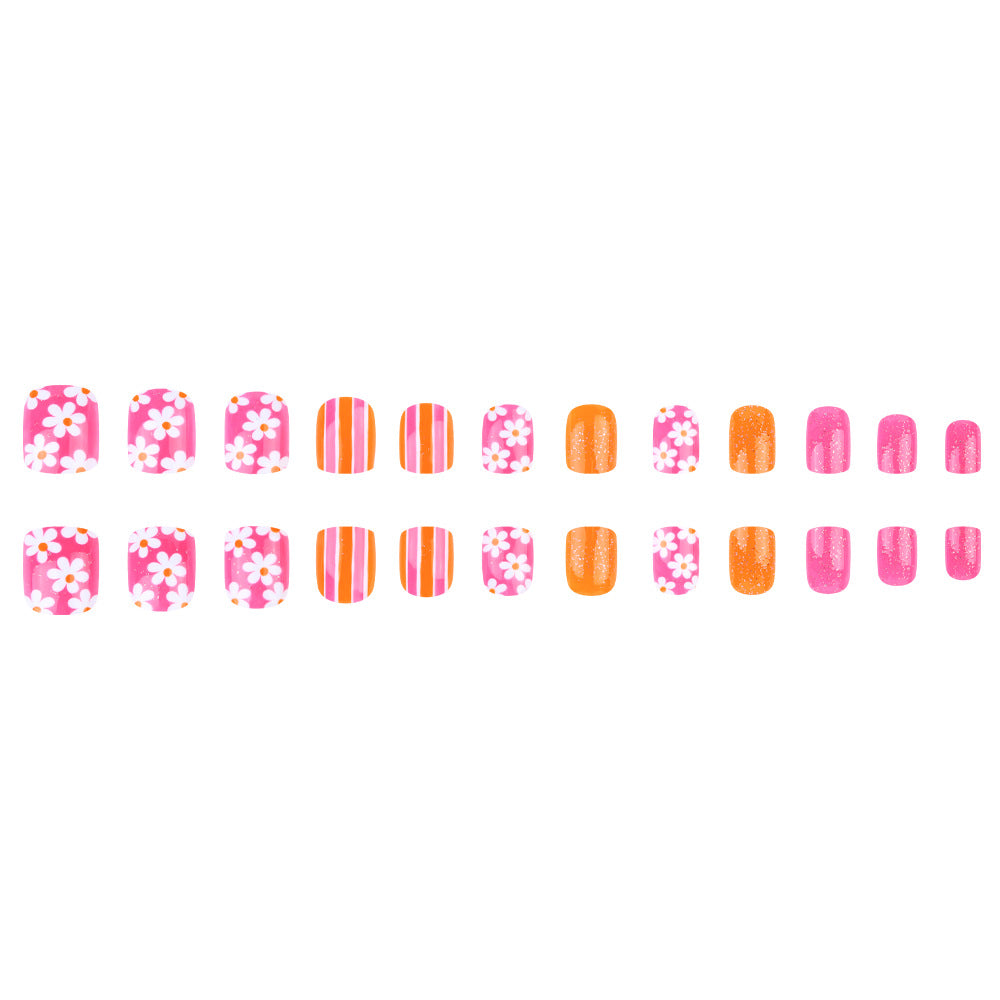 Vibrant Floral Nail Art Kit Brehn