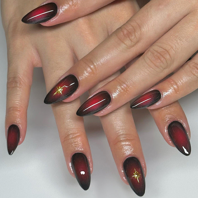 Glänzendes Gradient Press-On Nail Set Brehn