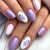 Elegante florale Design Press-On Nägel Brehn