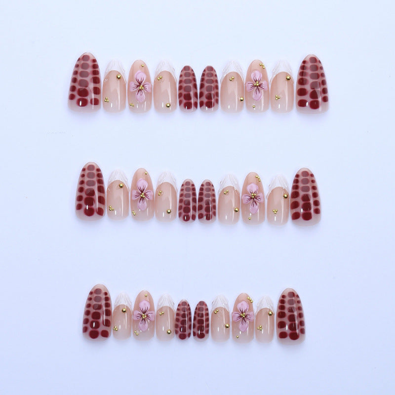 Floral Art Press-On Nail Set Brehn
