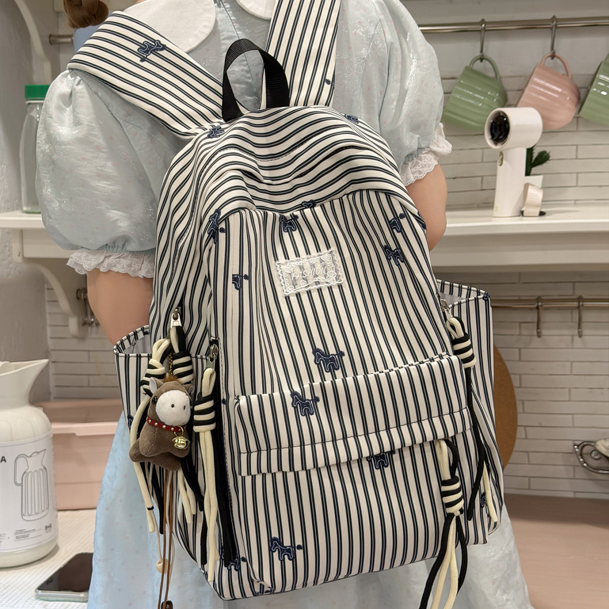 Gemusterter Utility-Rucksack Brehn