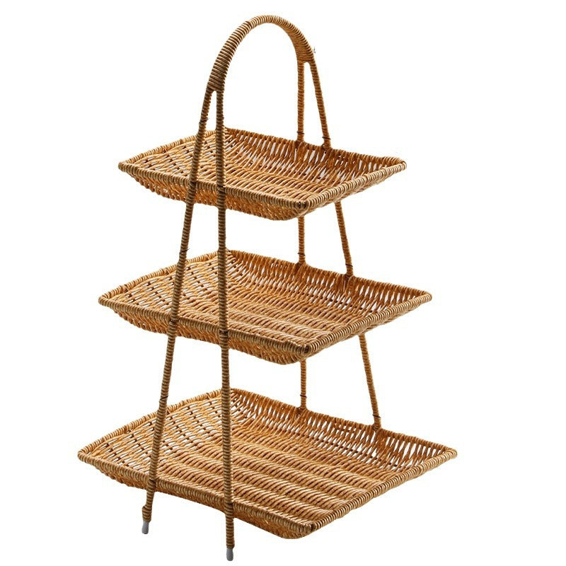 Drei-Tier Woven Serving Stand Brehn