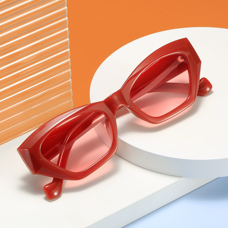 Damen modische Sonnenbrille im extravaganten Leopardenmuster Brehn