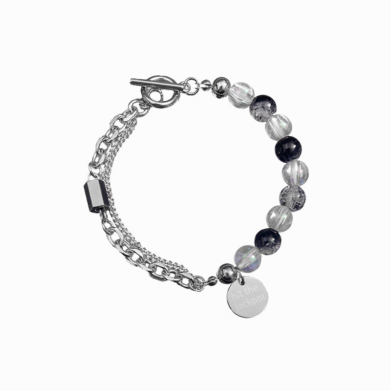 Stilvolles Perlen Charm Armband Brehn