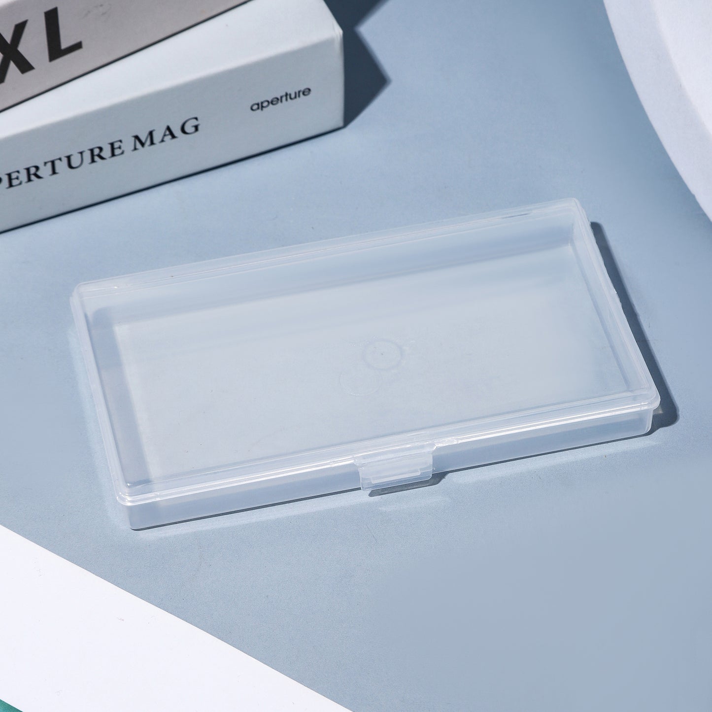 Schlanke transparente Aufbewahrungsbox Brehn