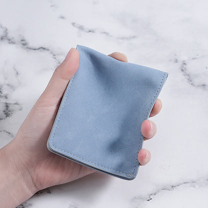 Minimalistische Lederbörse