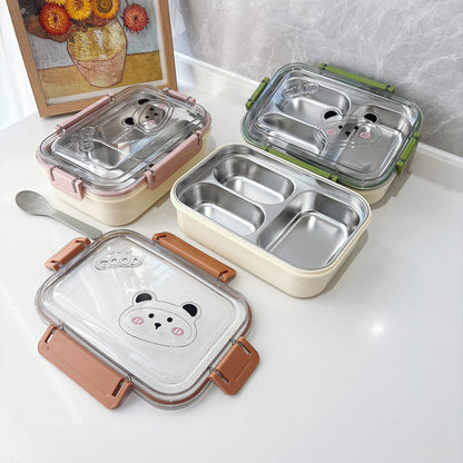 Spaßförmige Mehrbereich-Edelstahl-Lunchbox