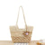Elegante Strandtasche mit Handgewebtem Korbmuster Brehn