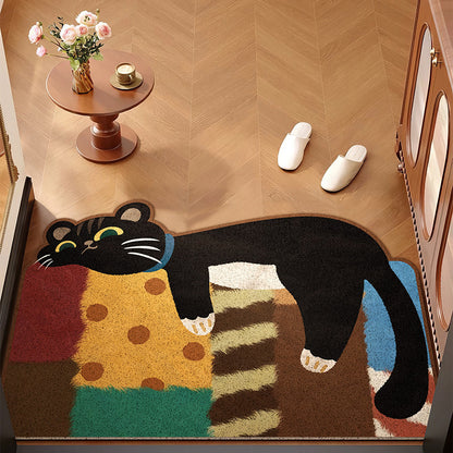 Verspielt Katzen-Motiv Teppich