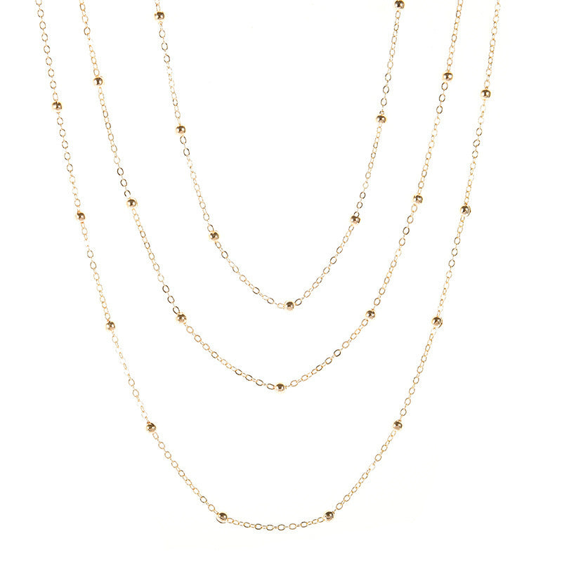Elegante Schicht Perlenkette Brehn