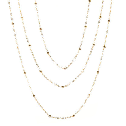 Elegante Schicht Perlenkette Brehn