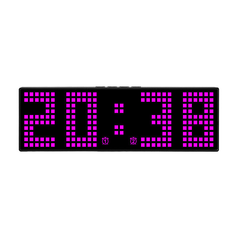 Digitaler LED-Wecker mit Farbwechsel Brehn
