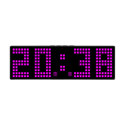 Digitaler LED-Wecker mit Farbwechsel Brehn