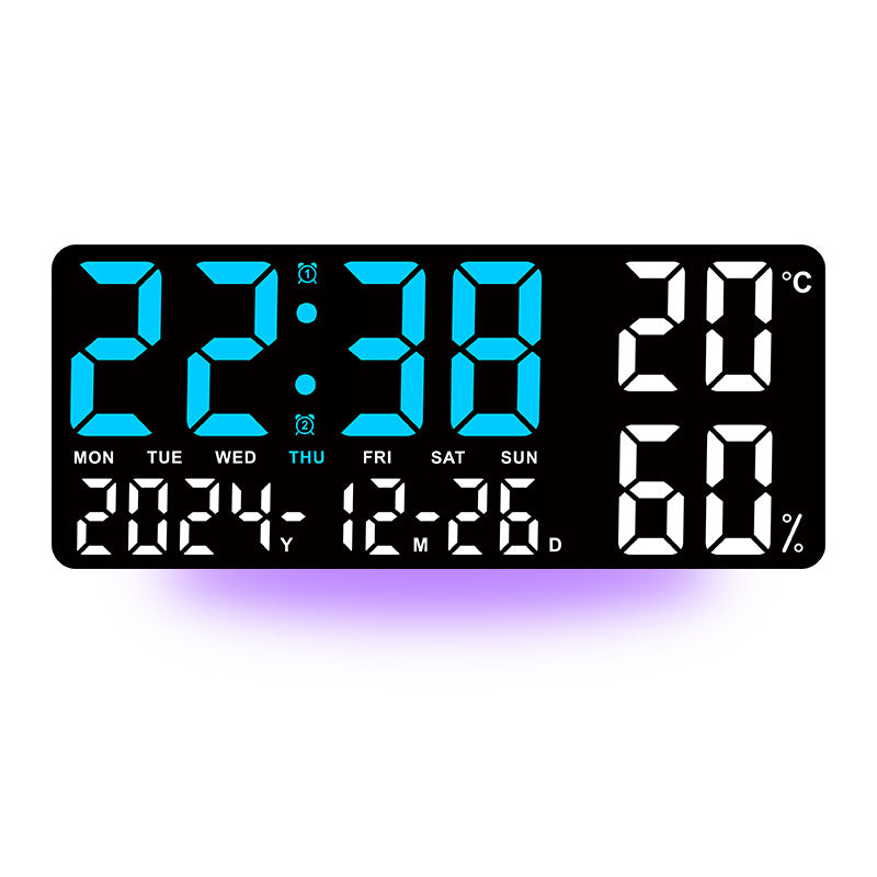Digitaler Multifunktionswecker mit großem LED-Display Brehn