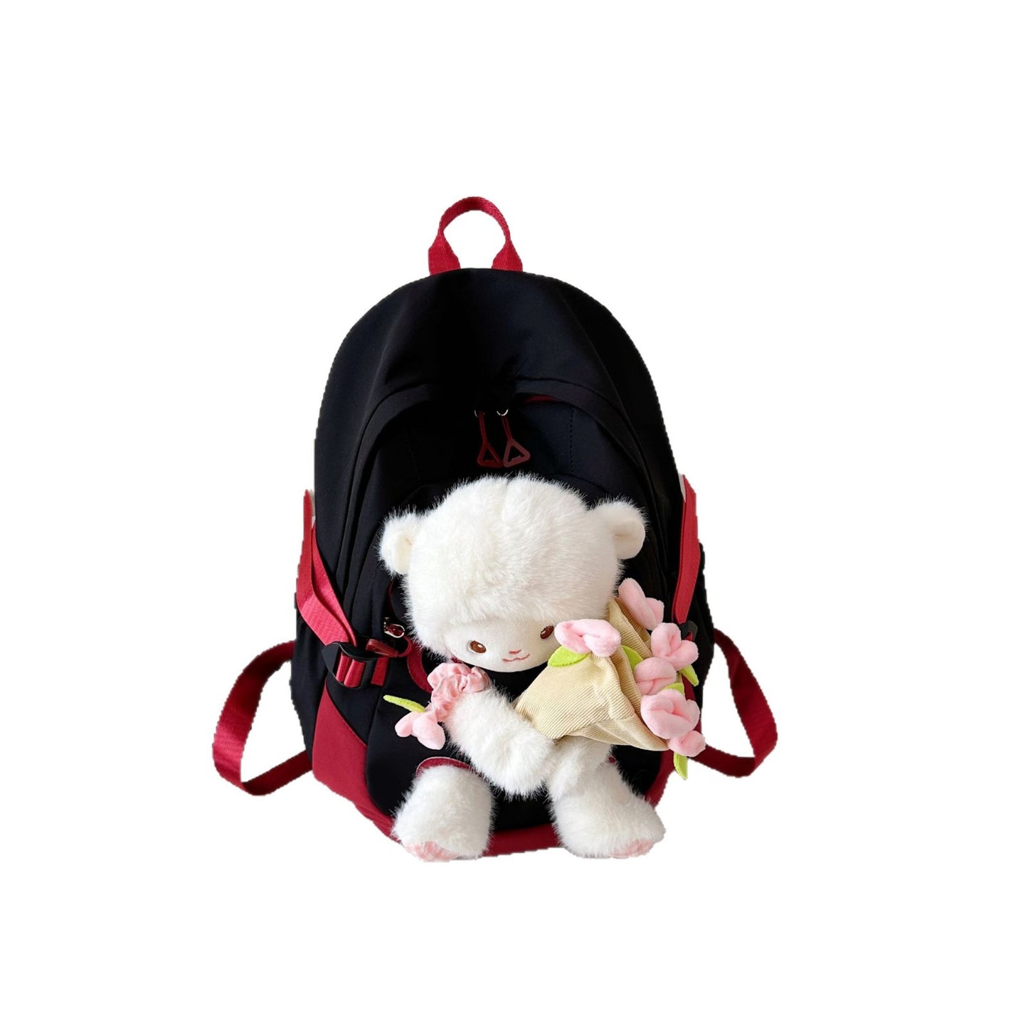 Rucksack mit Niedlichem Plüschmotiv und Praktischen Fächern Brehn