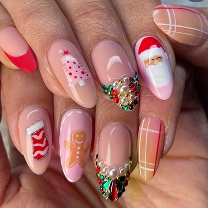 Künstliche Nagel-Kollektion mit festlichen Designs und eleganten Akzenten Brehn