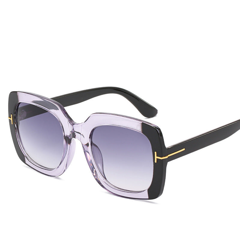 Oversized Mode Sonnenbrille mit verlaufenden Gläsern Brehn