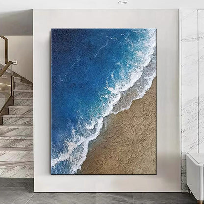 Küstenparadies Abstrakte Leinwandkunst