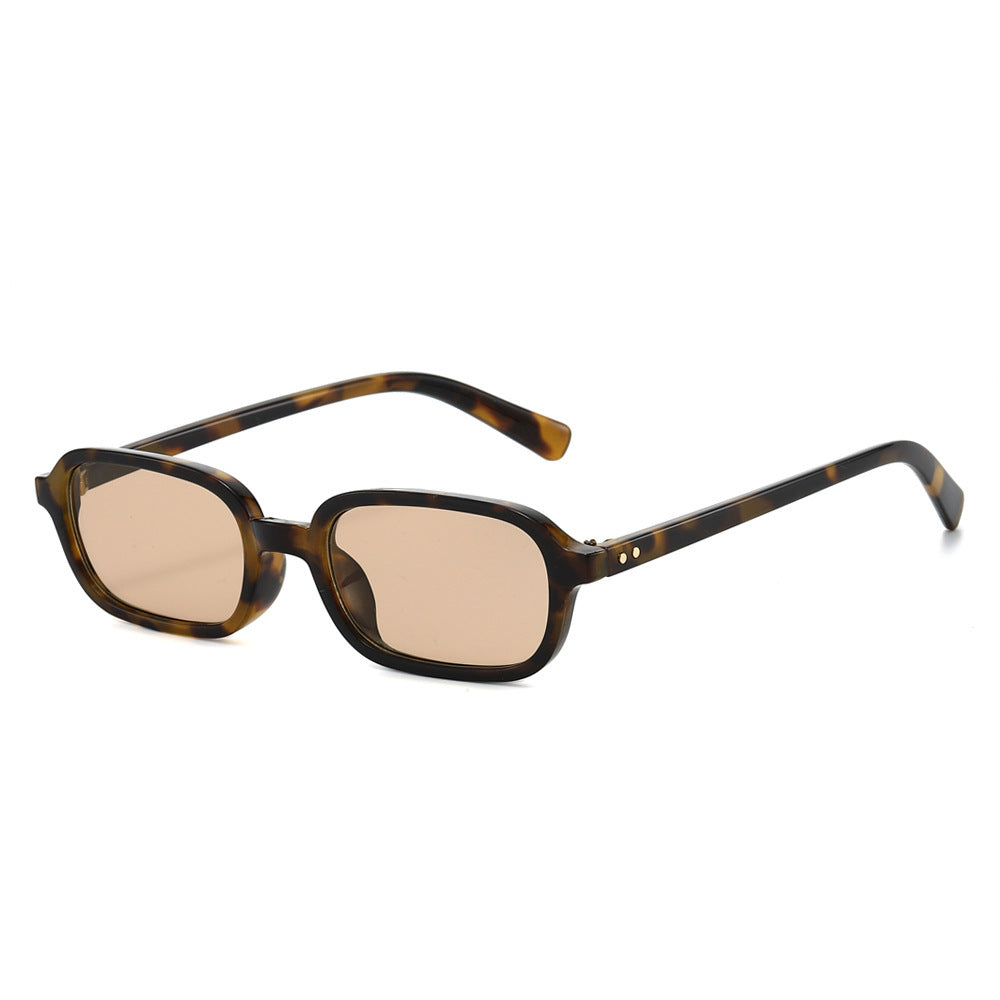Schlanke Minimalistische Quadratische Sonnenbrille Brehn