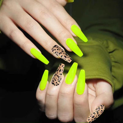 Lange Sarg Press-On Nagelspitzen