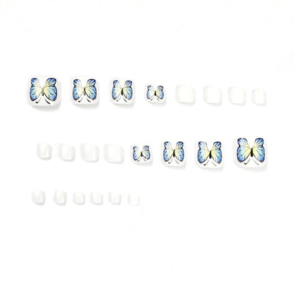 Kunstnägel mit Schmetterlingsdesign Brehn