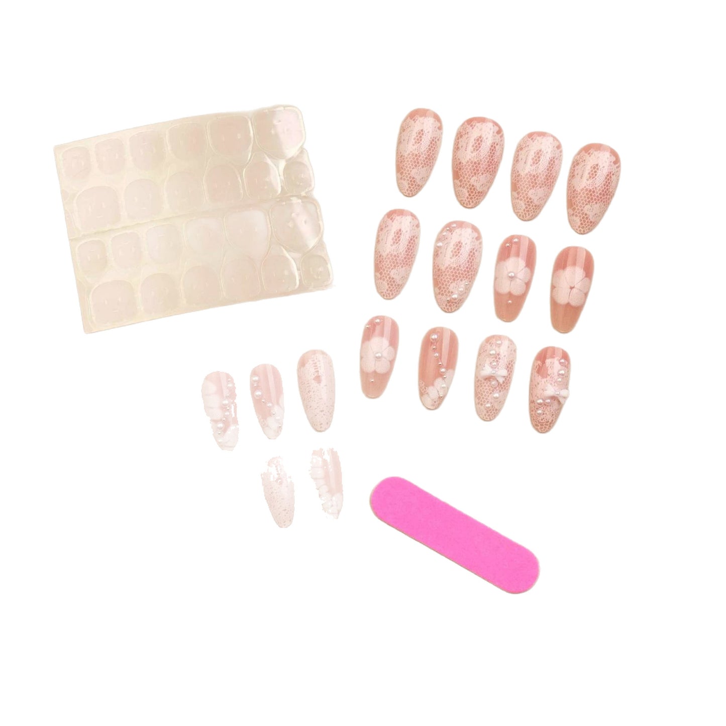 Elegante 3D Dekorative Nagelverzierungen Brehn