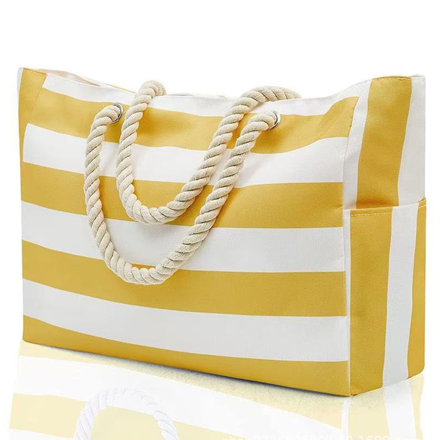 Strandtasche mit Robusten Seilgriffen Brehn