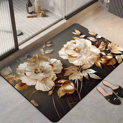 Floral Design Badezimmermatte Brehn