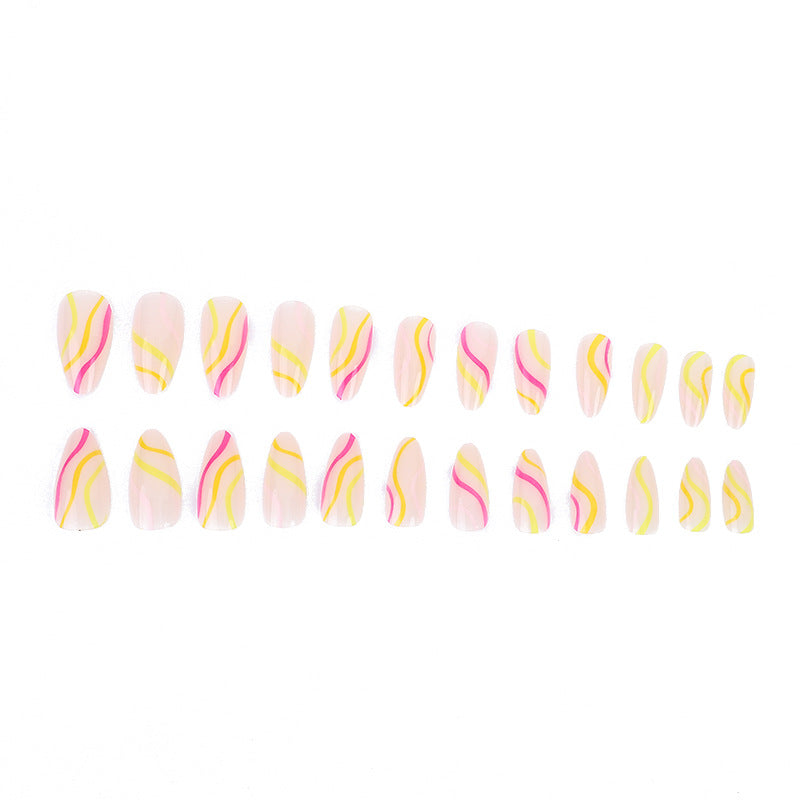 Künstlerisches Stiletto-Nagelkunst-Design