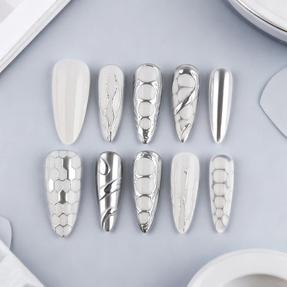 Künstlerische Texturierte Nagelspitzen Brehn