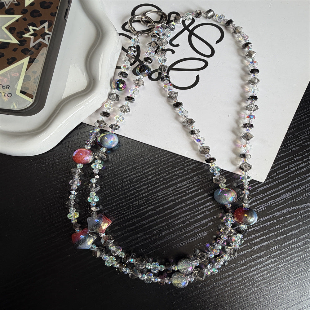Sparkling Beaded Brillen Kette Brehn