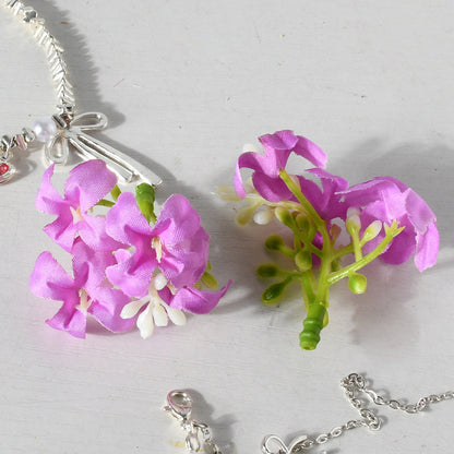 Florale Haarklammer