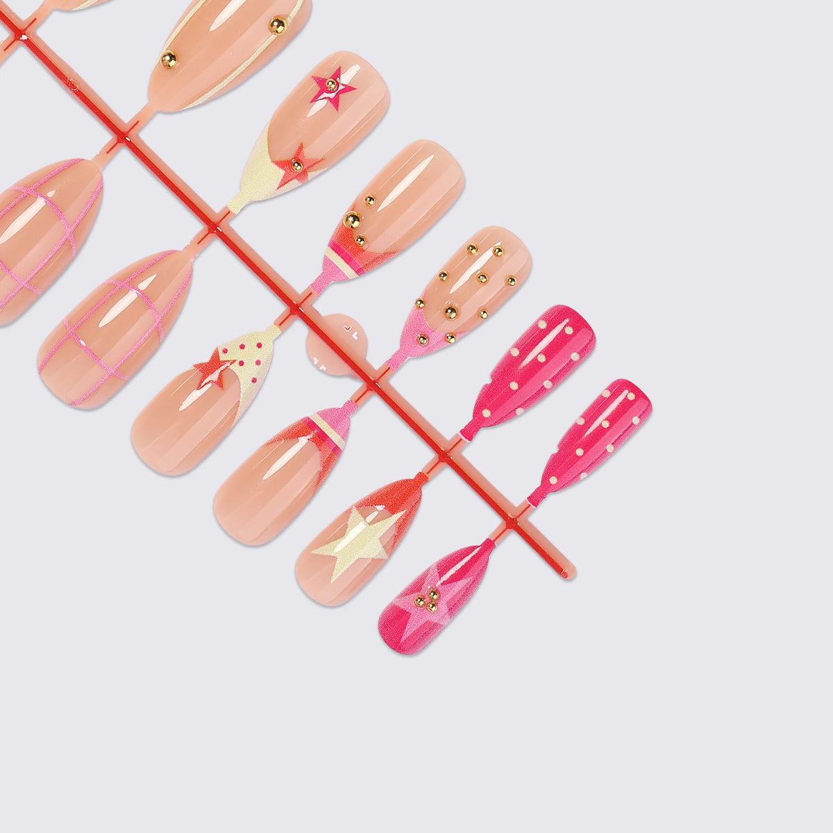 Dekoratives Themen Press-On Nagelkunst Set Brehn