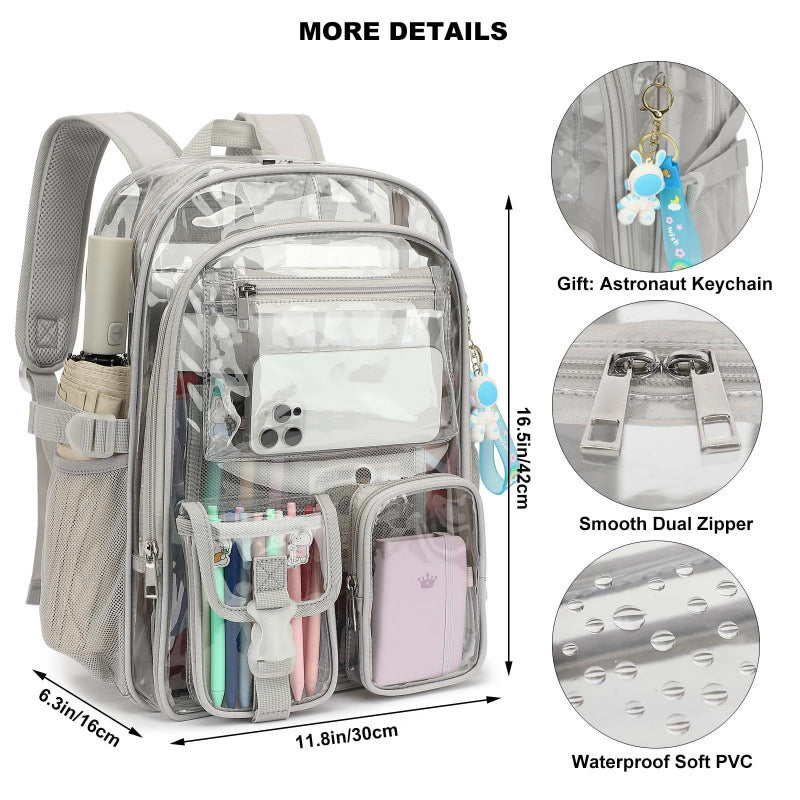 Transparente Multifunktions-Rucksacktasche Brehn
