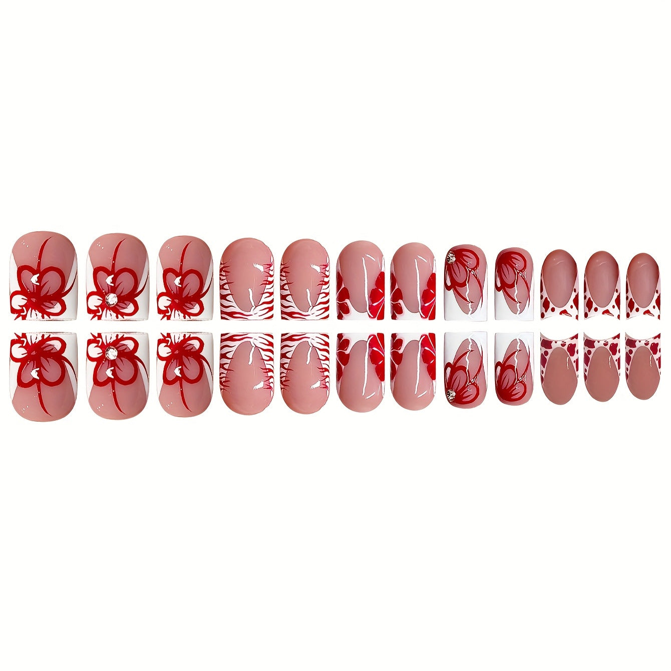 Elegantes Floral-Nageldesign Brehn